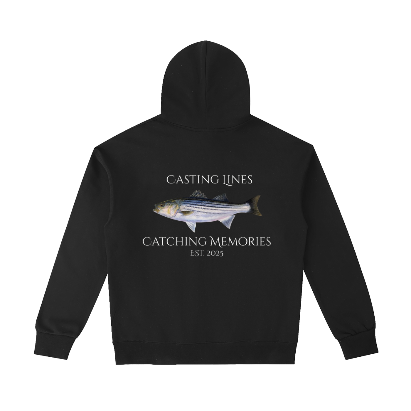 Premium "Casting Lines, Catching Memories" Hoodie